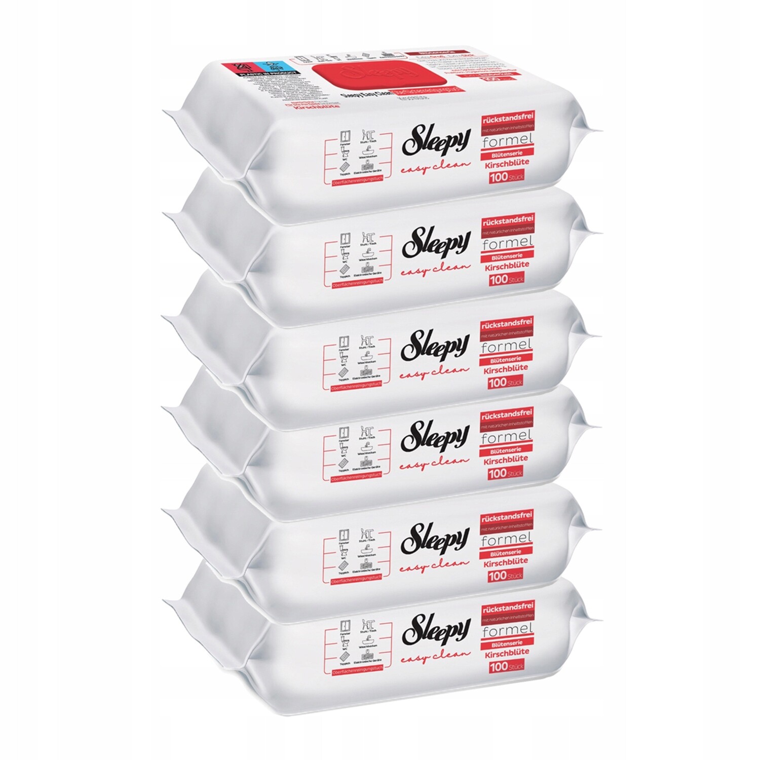 Vlhčené Ubrousky Na Čištění Úklidu Univerzální 600 Ks Višeň