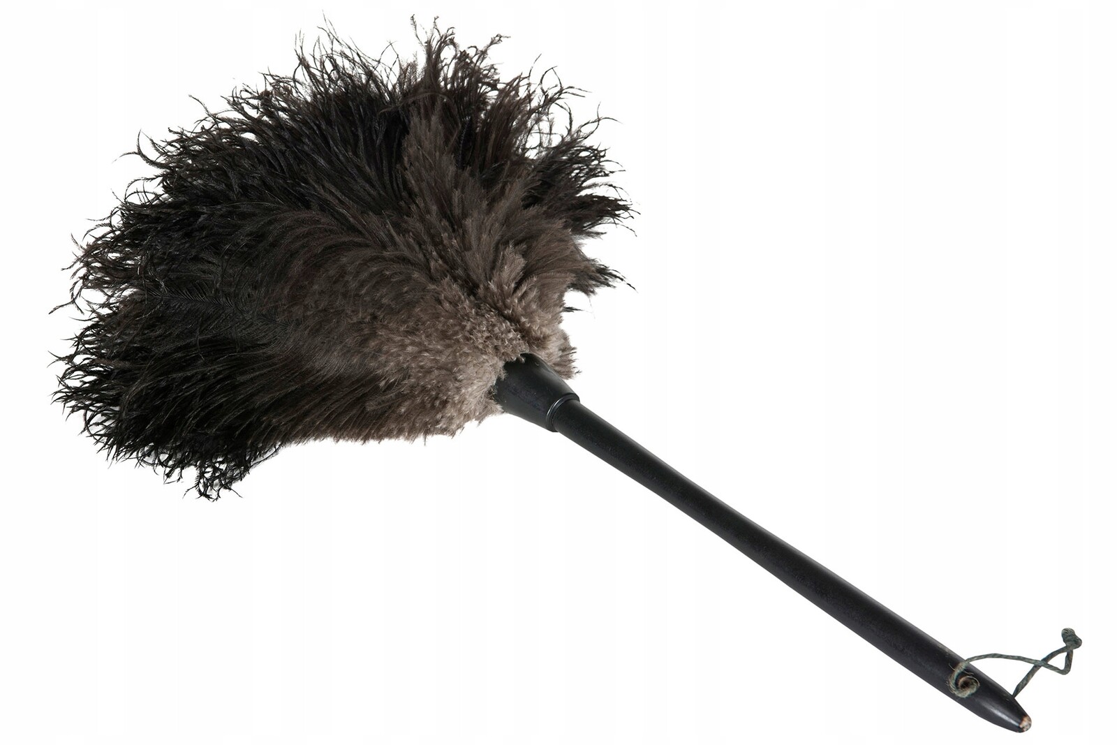 Metla na prach pštrosí peří Skandi.pl černá