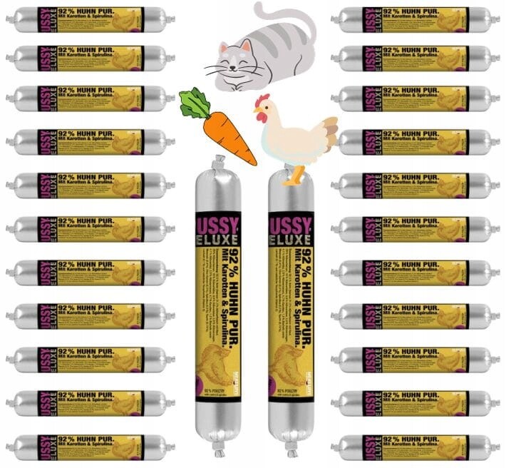 Meatlove Masová tyčinka pro kočky 92% Kuře s Mrkví a Spirulinou 24x100g