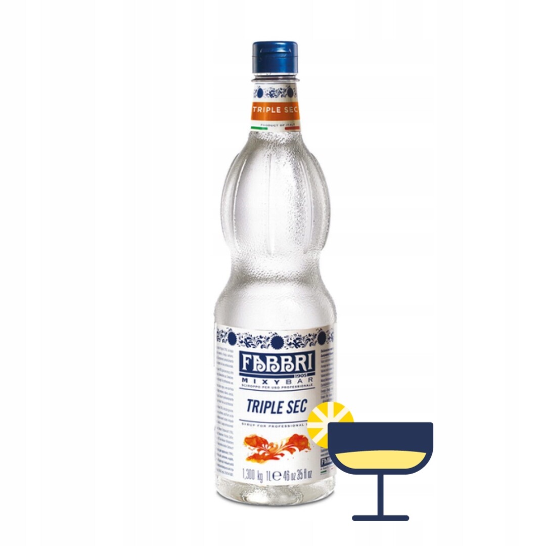Fabbri italský sirup s příchutí Triple Sec 1l