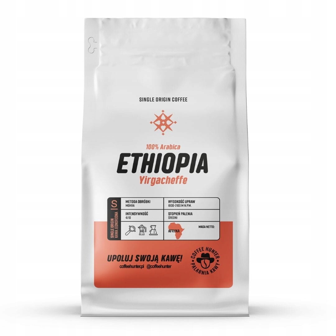 Zrnková káva Etiopie Yirgacheffe 1kg pod filtr