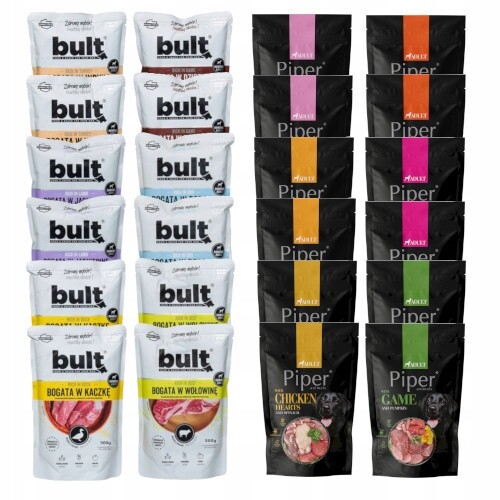 Sada pro psa 24x500g: 12x Bult 12x Dolina Noteci Piper