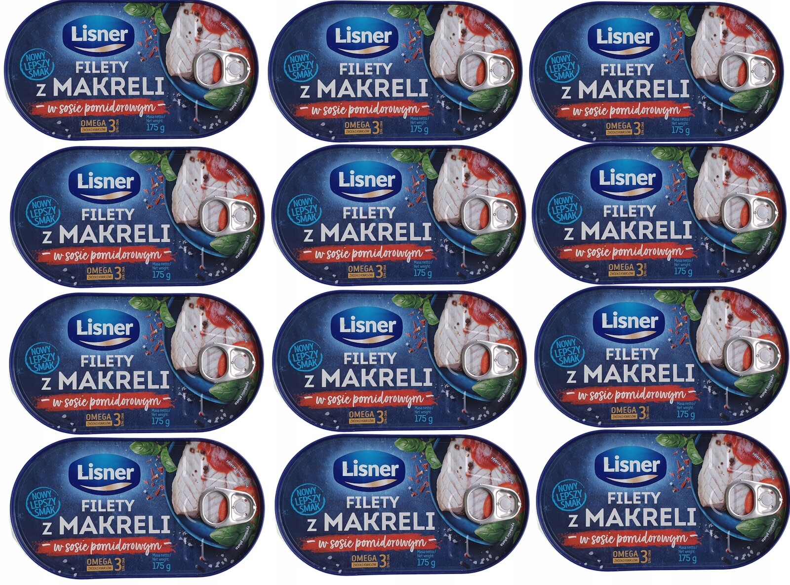 Filety Z Makreli Lisner 175G W Pom. x12ks