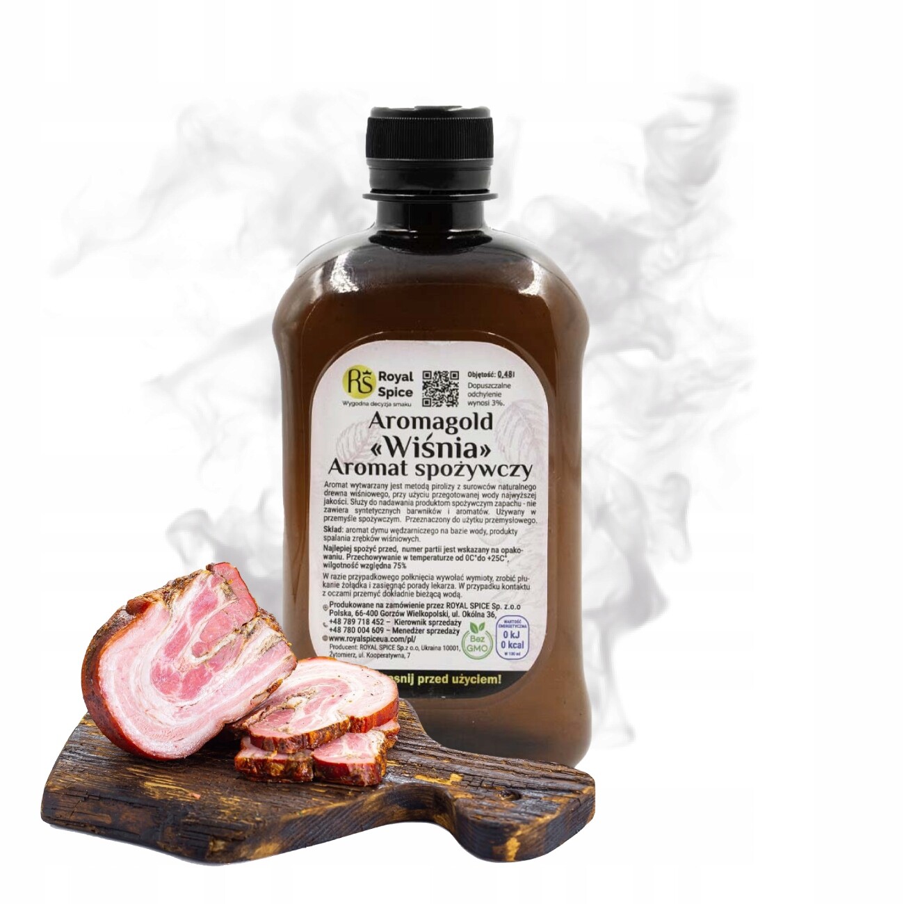 Tekutý Udící Kouř Aroma Kouře Višeň 480 ML Aroma Potravinářské