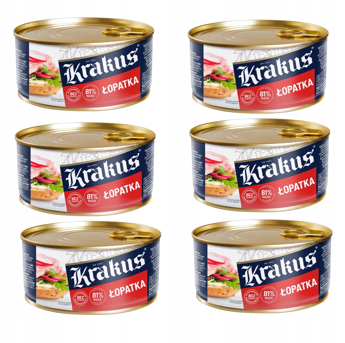 Plec Vepřová 300g Krakus Sada 6 Ks