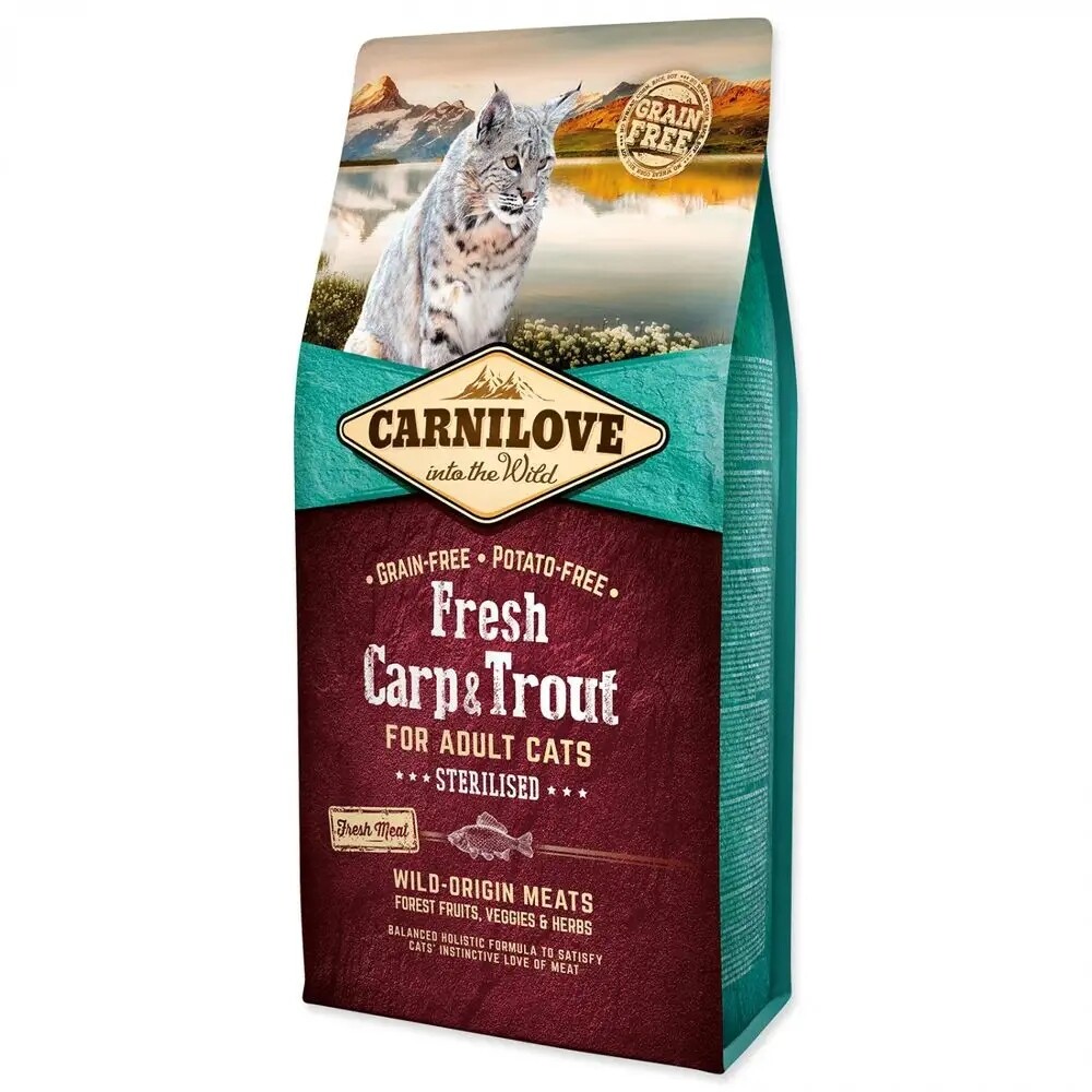 Fresh Carp & Trout Sterilised for Adult cats 6 kg