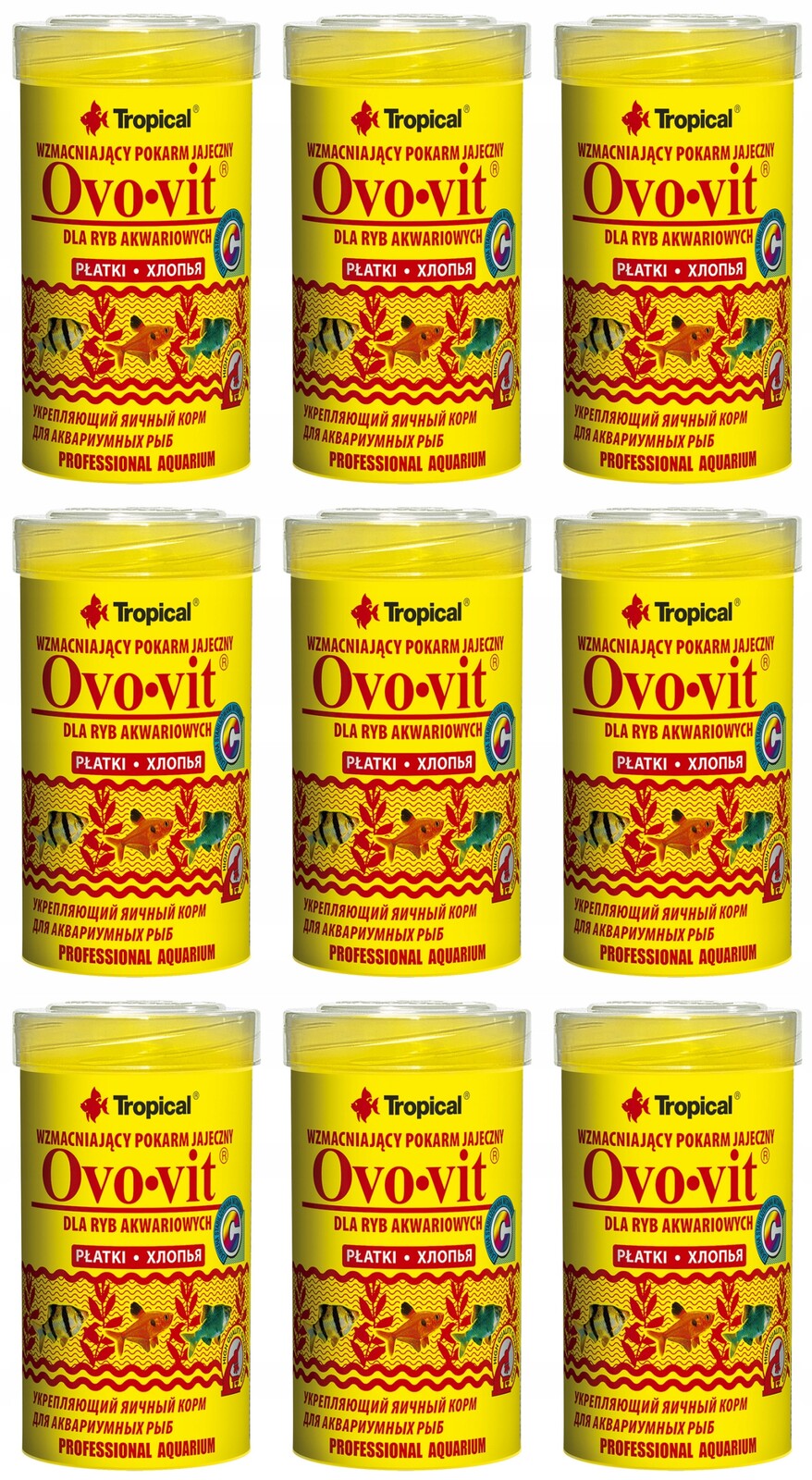 Tropical Ovo-vit Krmivo Pro Ryby 9x100 ml