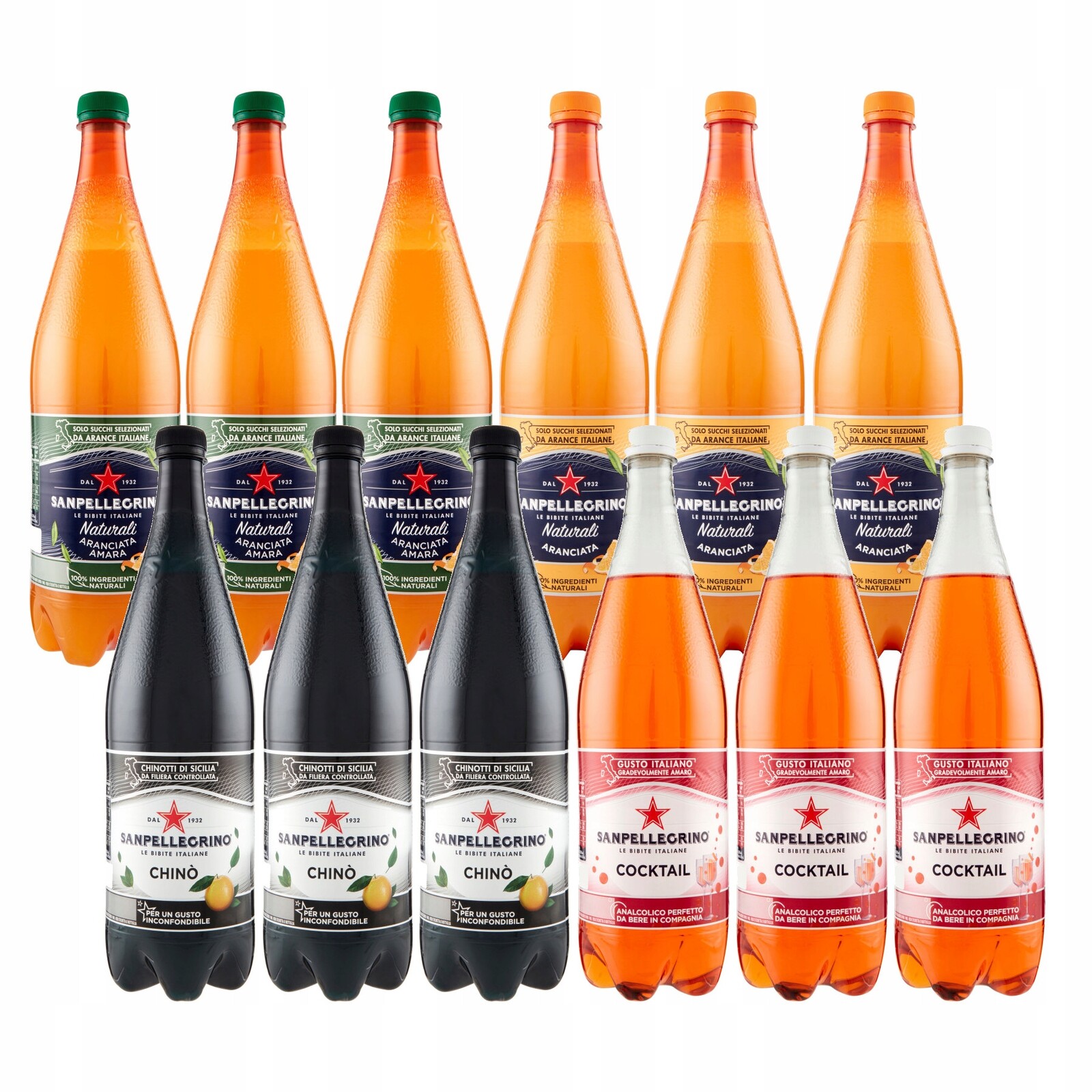 12 x sycený nápoj v láhvi San Pellegrino Aranciata Amara Chino Cocktail