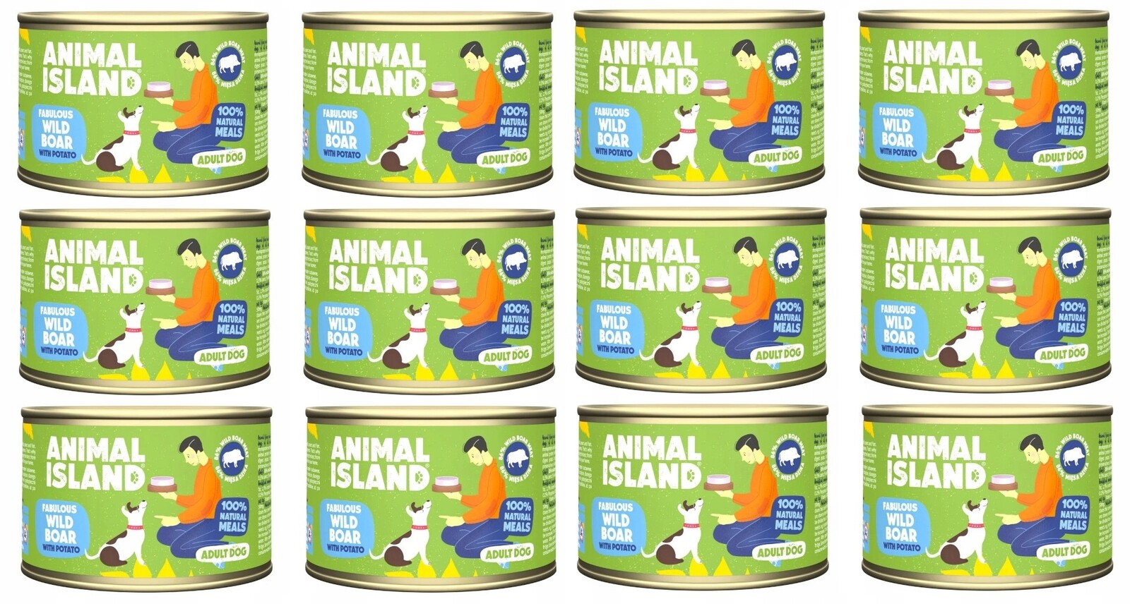 Animal Island Premium Zvěřina s bramborem 12x410g