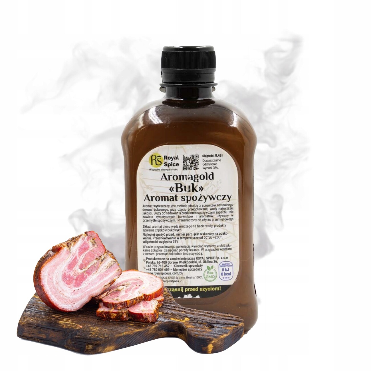 Udírenský Kouř V Tekutém Aroma Kouře Buk 480 ML Potravinářské Aroma