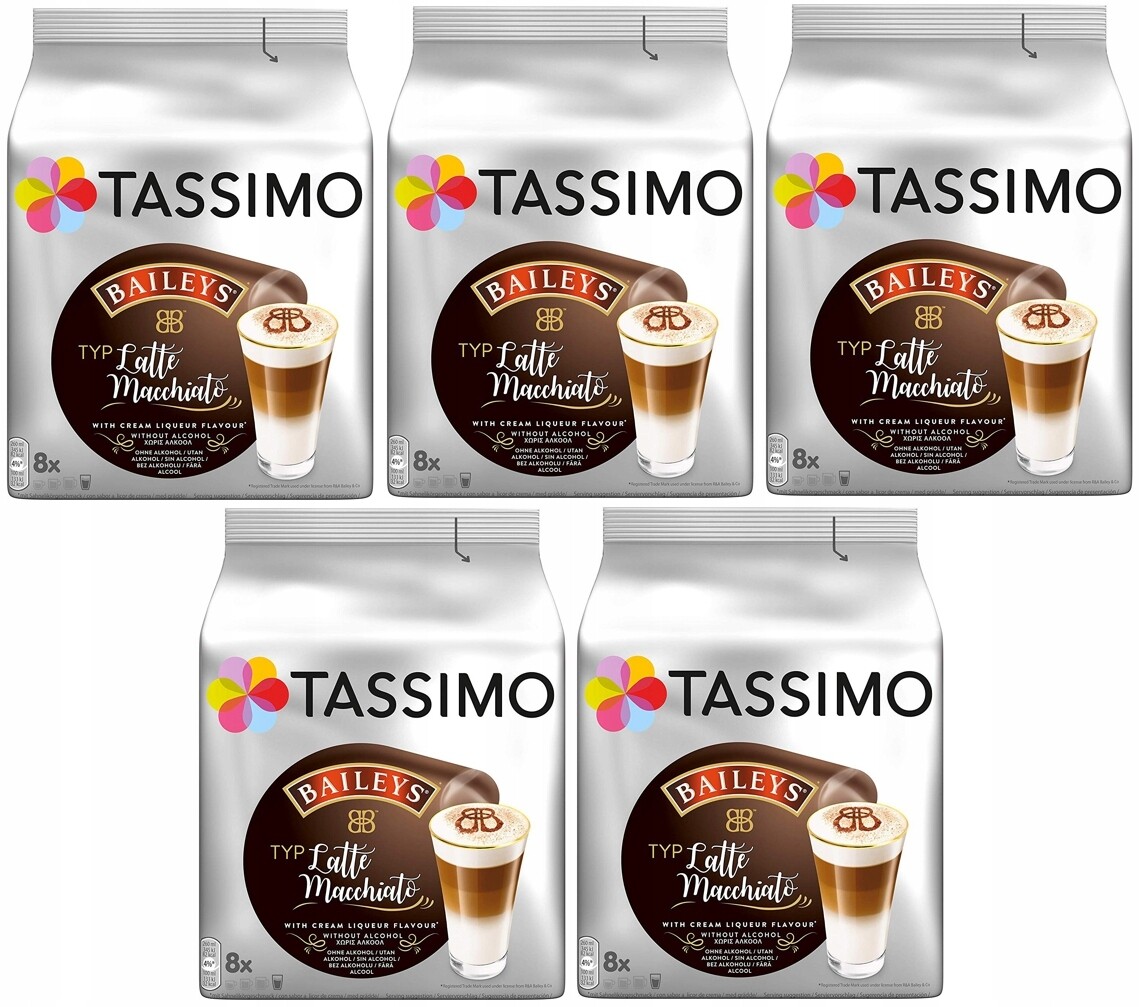 Kapsle 5 x 16 Tassimo Baileys Latte Macchiato