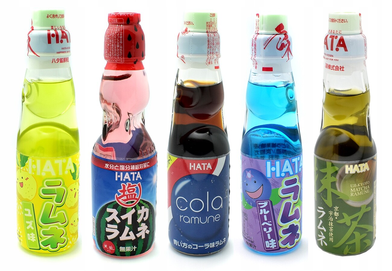 Sada japonských limonád Ramune tyčinky bonus
