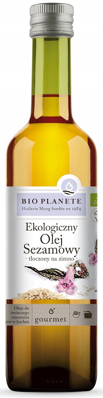 Sezamový Olej Lisovaný Za Studena Bio 500 ml Bio Planete