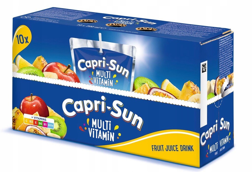 Multivitamínový nápoj Capri-sun 200 ml V Sadě 40 Kusů Levněji