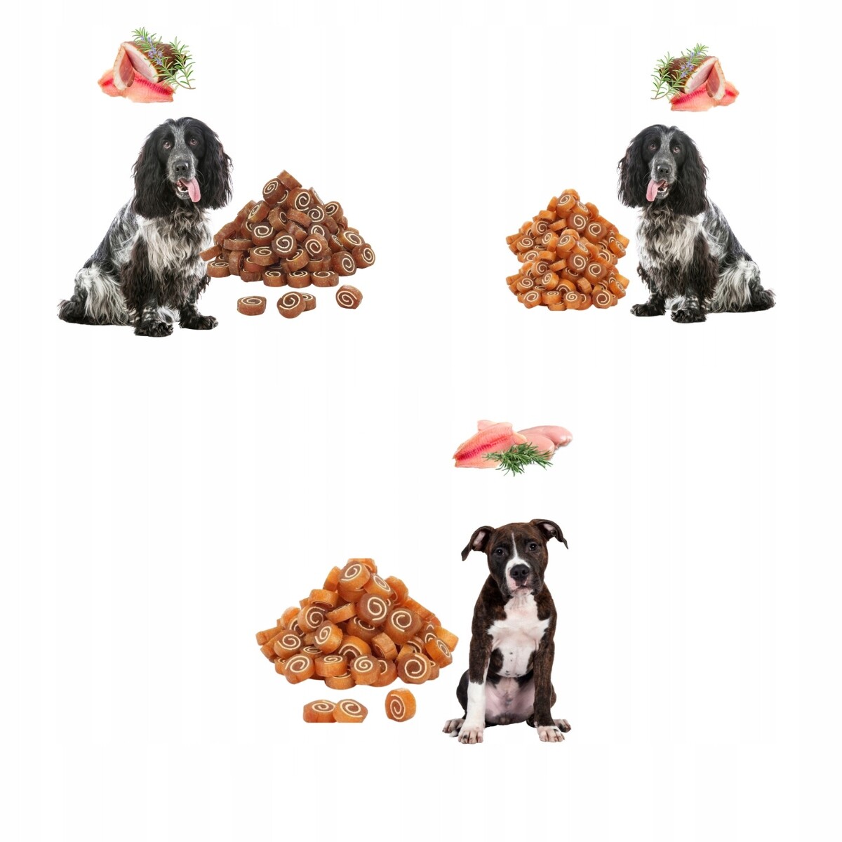 Lupipets Sushi Treserka 3x500g Kuře, Králík, Kachna s Treskou 1.5kg