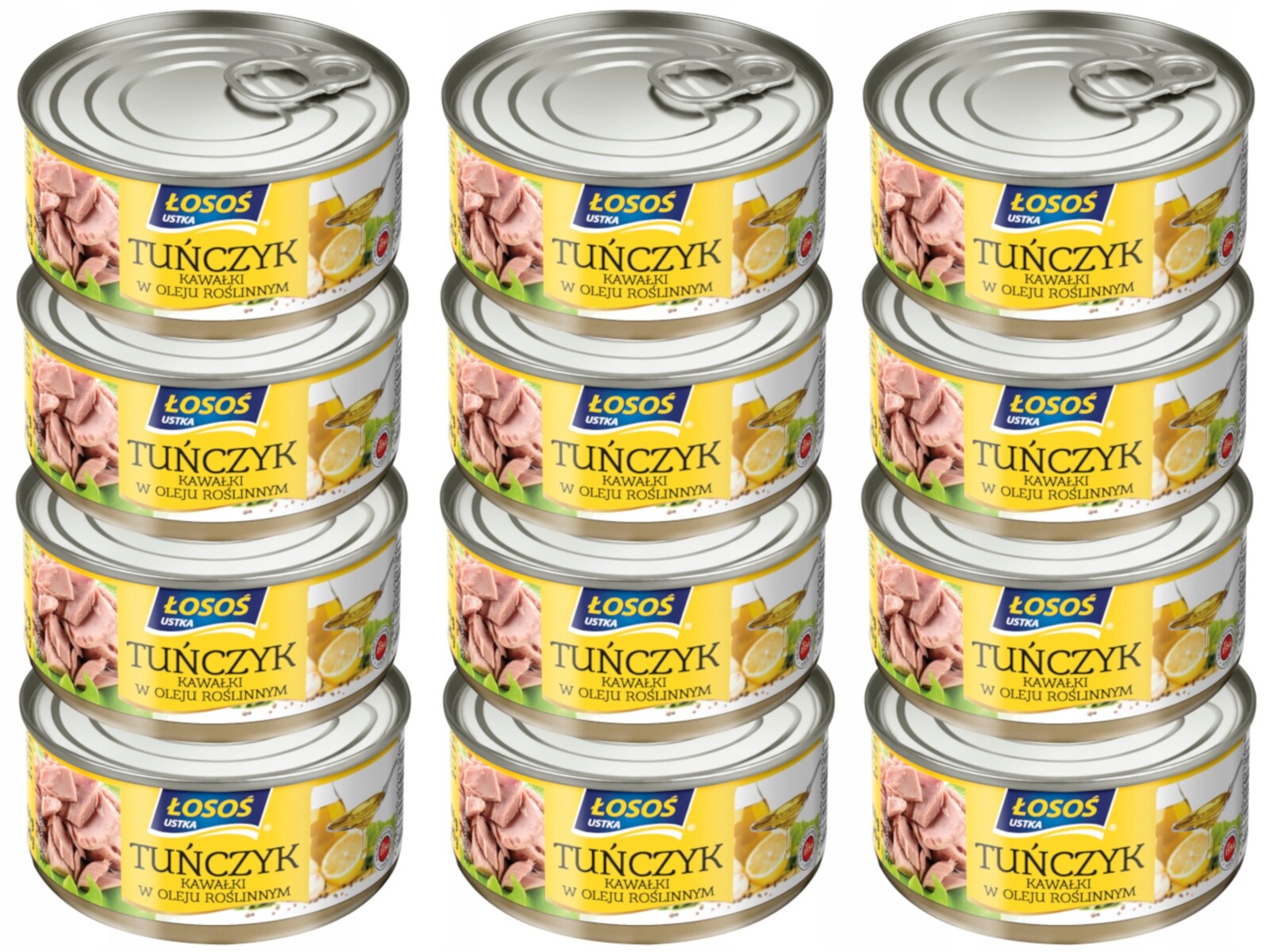 Łosoś Ustka Tuňák V Kusech V Oleji 12x170g