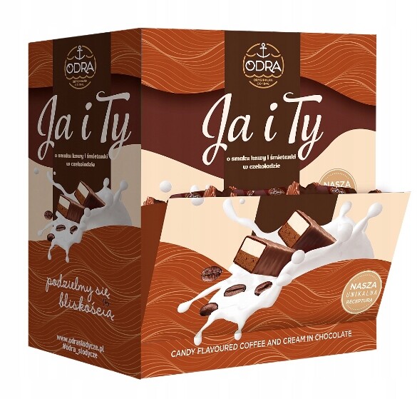 Odra Já A Ty Bonbóny s příchutí kávy a smetany v čokoládě 3 kg