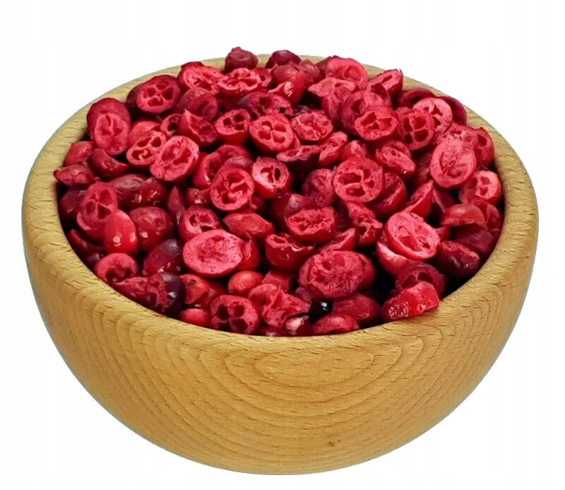 Brusinky Lyofilizované Plátky 1KG Brusinky 1000g