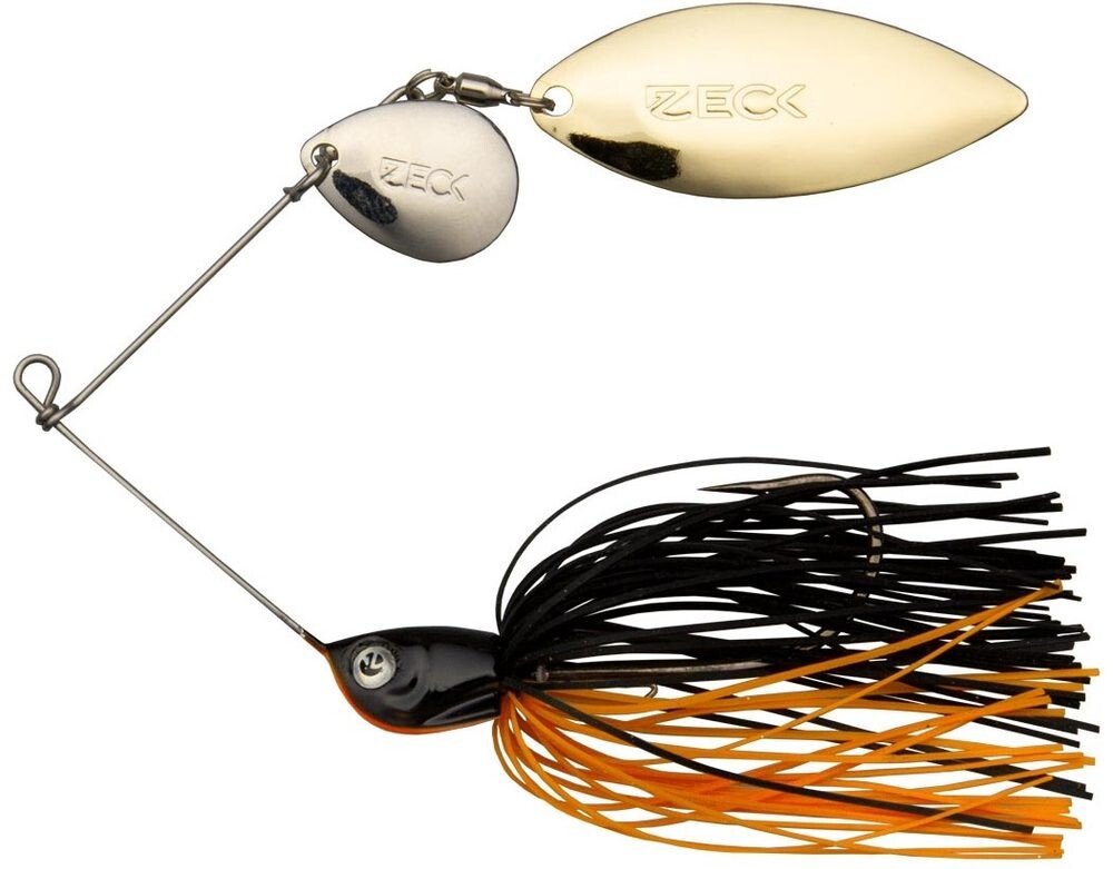 Zeck Třpytka Spinnerbait 15g - Black Orange