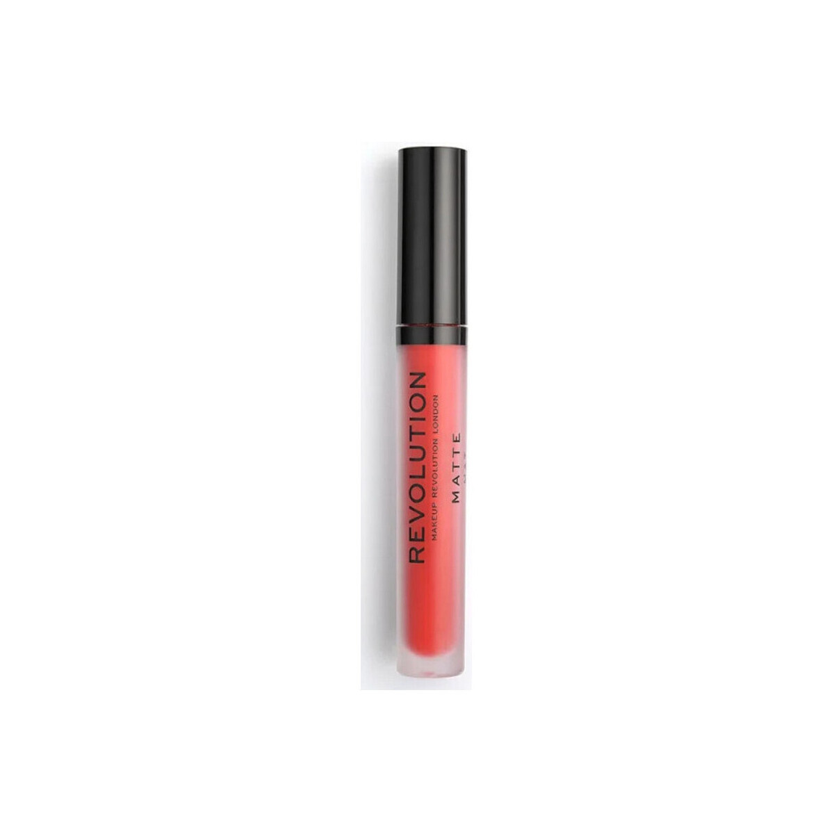 Makeup Revolution  Matte Lip Gloss - 132 Cherry  Oranžová