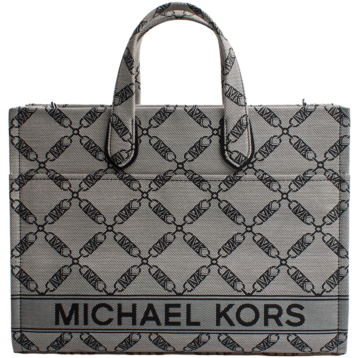 MICHAEL Michael Kors  30S3S3GT3J-LGGRABTOTE-NATUR BLACK  Šedá