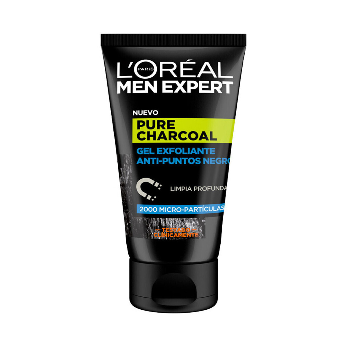 L'oréal  Pure Charcoal Exfoliating Gel Men Expert 100ml