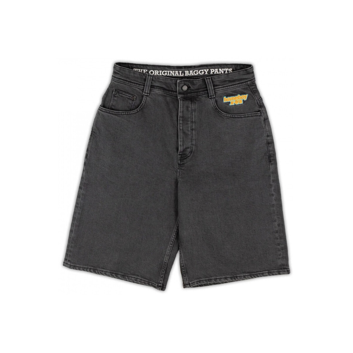 Homeboy  X-tra monster denim shorts  Šedá