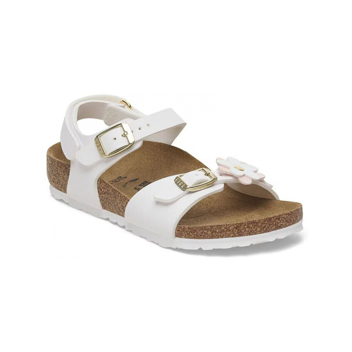 BIRKENSTOCK  Rio as kids flowers bf  Bílá