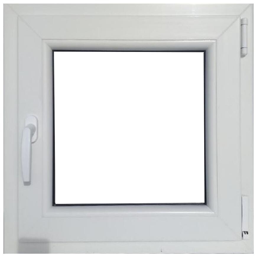 Okno pravé 60x60 bílá