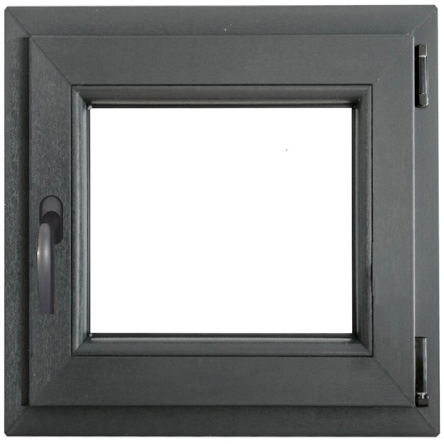 Okno pravé 60x60 antracit