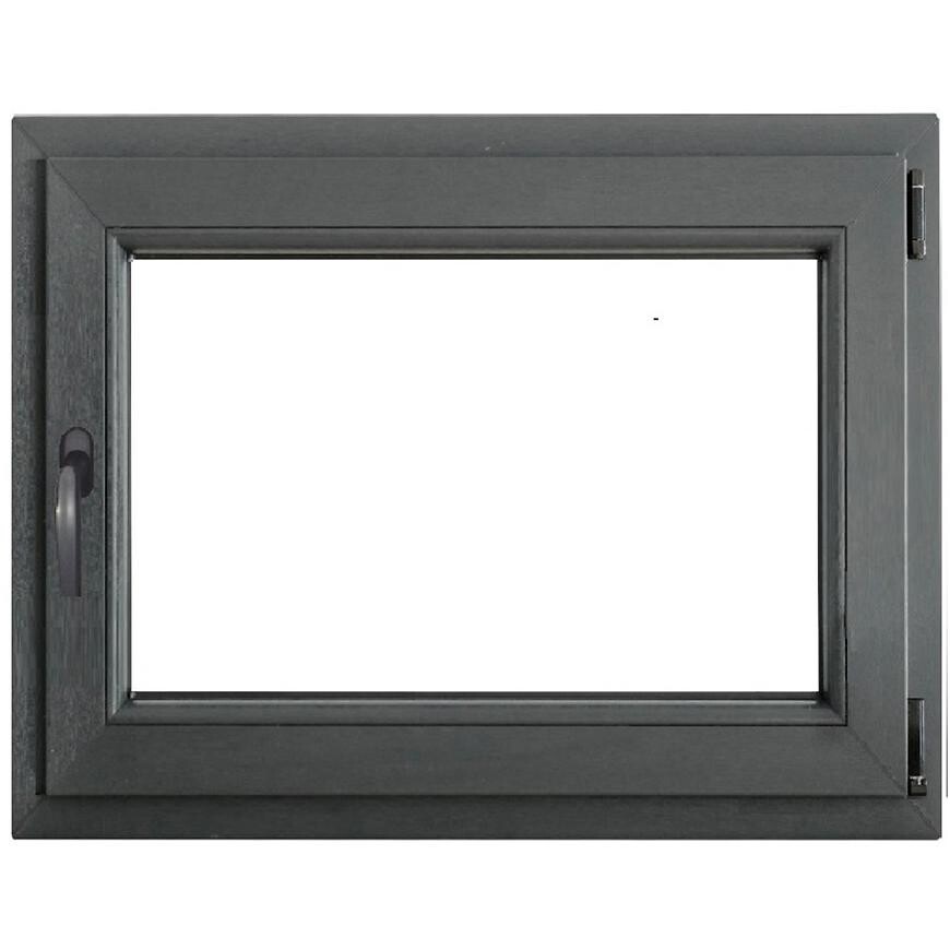 Okno pravé 90x60 antracit