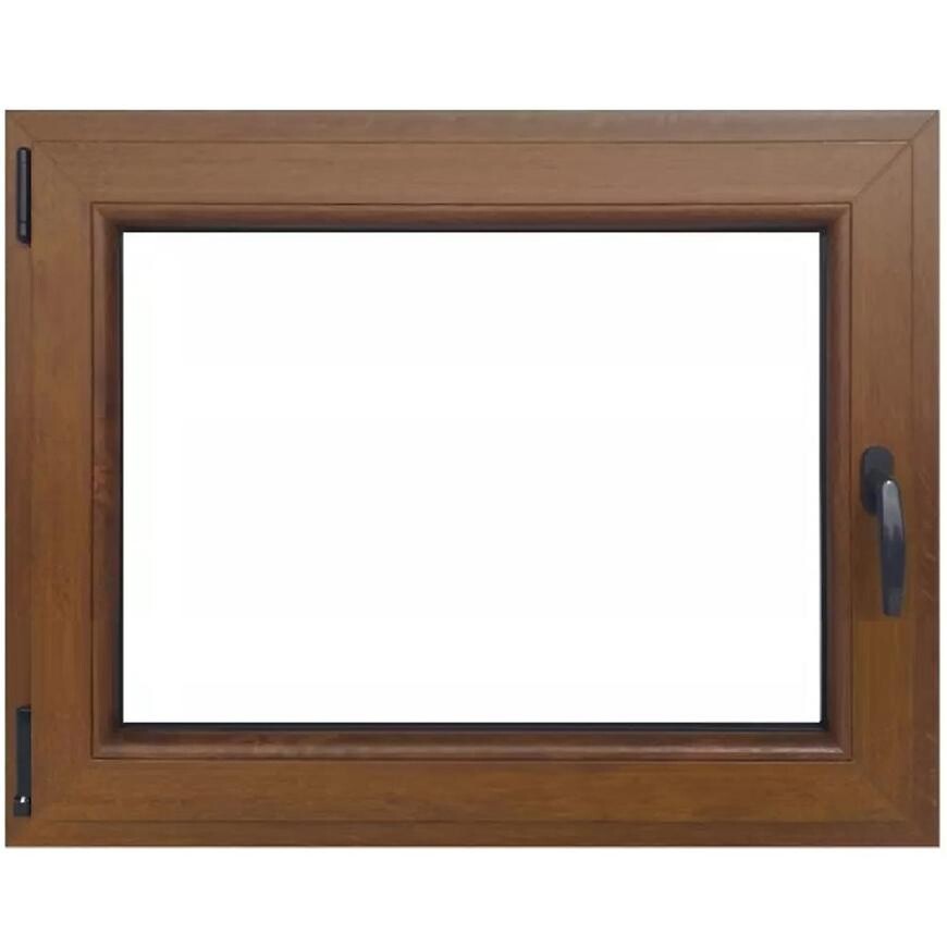 Okno levé 90x60 zlatý dub