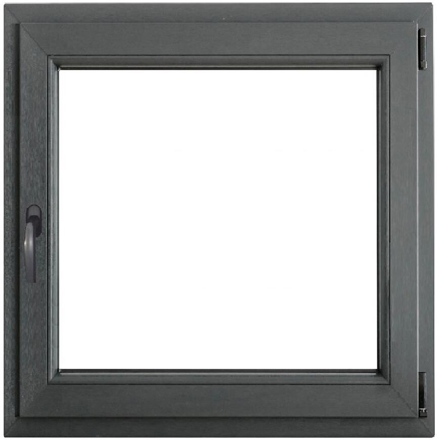 Okno pravé 90x90 antracit