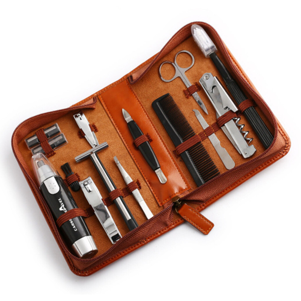 Cestovní pánská souprava Gaira 40702 - hnědá