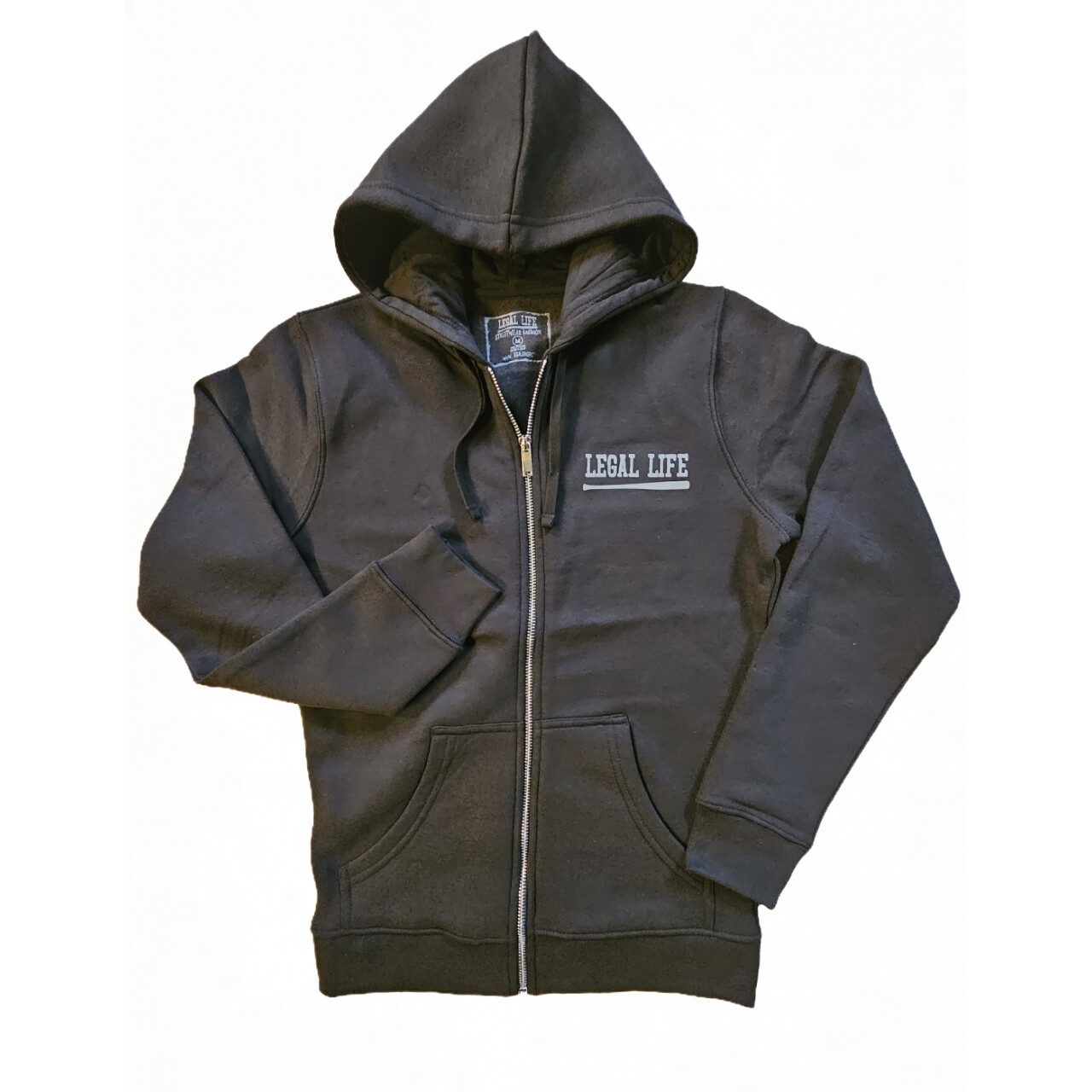 Mikina dámská se zipem Legal Life - černá, M