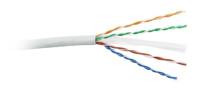 UTP kabel PlanetElite, Cat6, licna(lanko), PVC, šedý, 305m