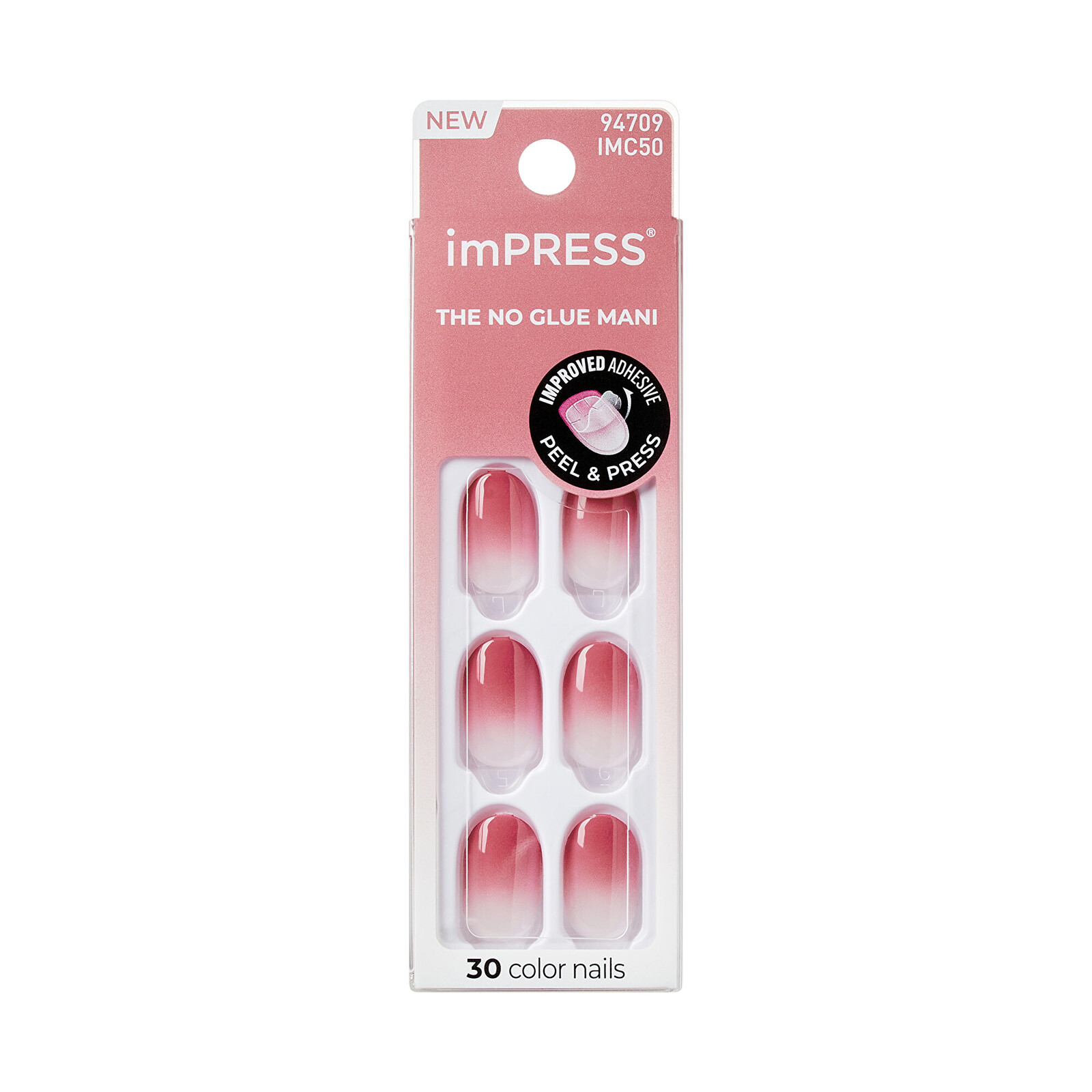 KISS Samolepící nehty imPRESS Color Nails (Beat The Heat) 30 ks
