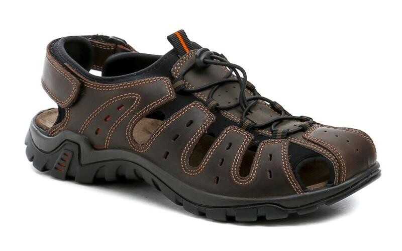 IMAC I3255e41 tmavě hnědé pánské sandály