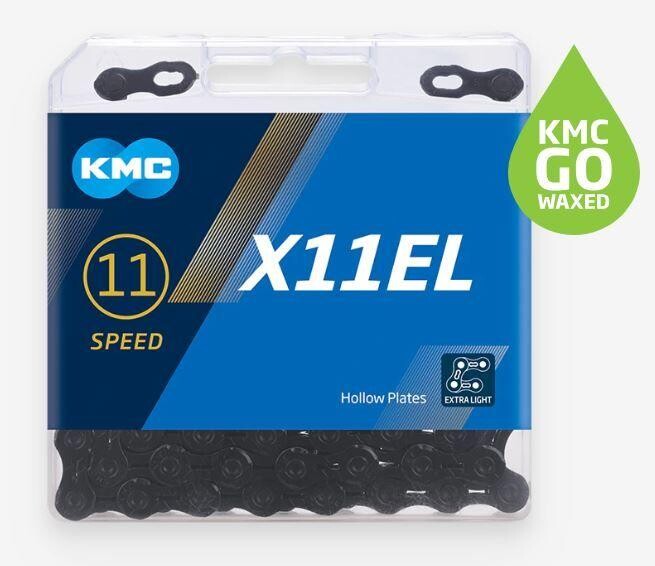 Kmc X11 EL černý BOX Waxed řetěz