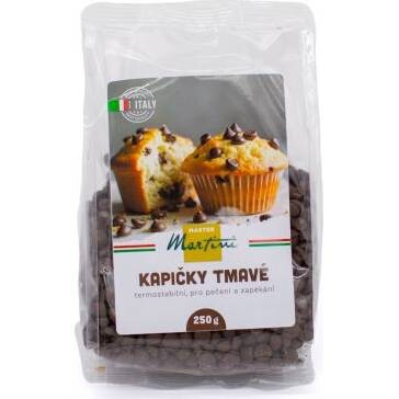 Kapičky tmavé 250 g - Master Martini
