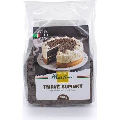 Tmavé šupinky 250 g - Master Martini