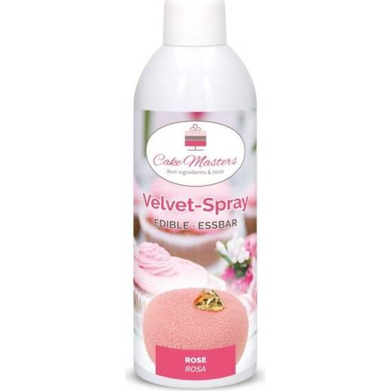Velvet sprej růžový, 400g - Cake Masters