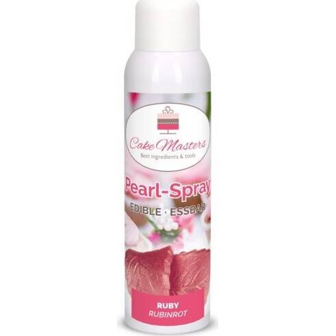 Barva ve spreji perleťová 100ml, ruby - Cake Masters