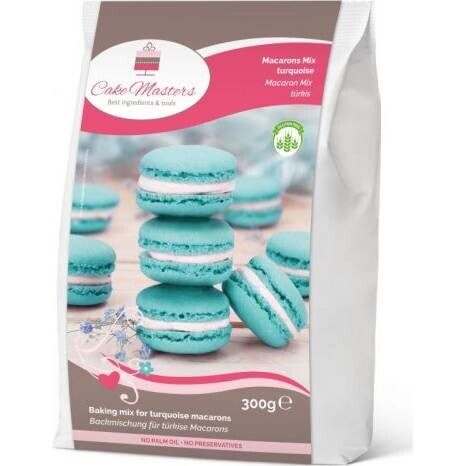 Směs na makronky 300g tyrkysový - Cake Masters