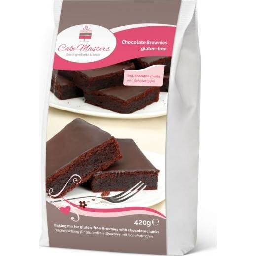 Směs na brownies s kousky čokolády 420g - Cake Masters
