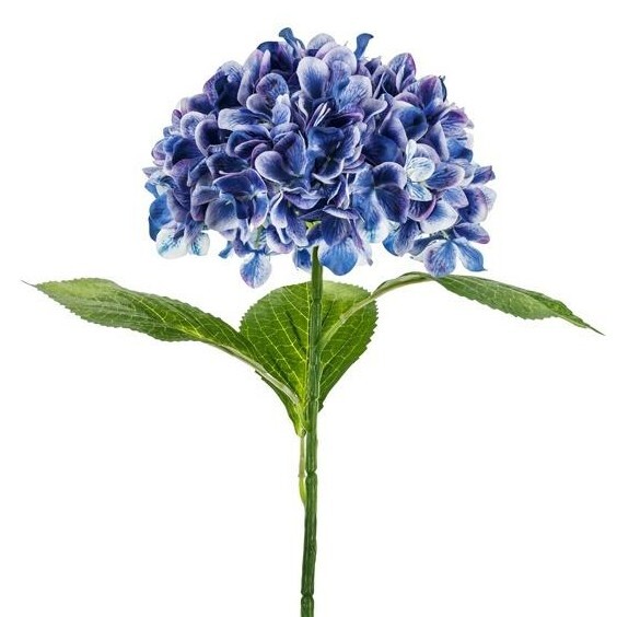 Umělá květina – Hortenzie Premium, 69 cm, tmavě modrá