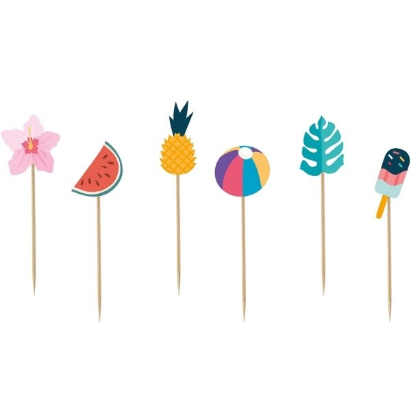 Napichovátka Summer Let's Party 6 ks