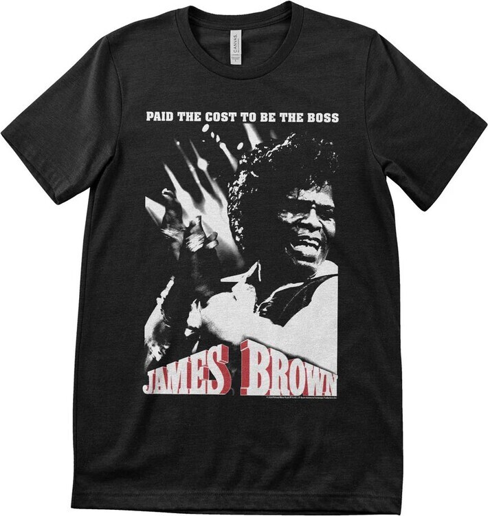 HYBRIS Tričko James Brown - Cost To Be The Boss, S
