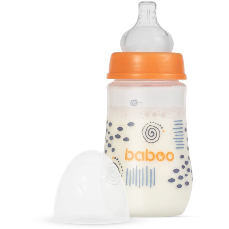 Baboo Anti-colic Feeding Bottle antikoliková lahev Blue Haze, 3+ months 250 ml