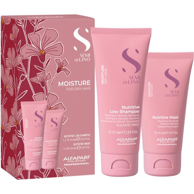 Alfaparf Milano Semi di Lino Moisture Minisize Kit cestovní set pro intenzivní hydrataci